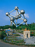 Atomium Ansicht von Citysam  von Brüssel 